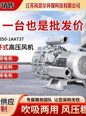 RB50-1AAT7气环式功率4kw吹吸2用压真空泵压漩涡式鼓风机