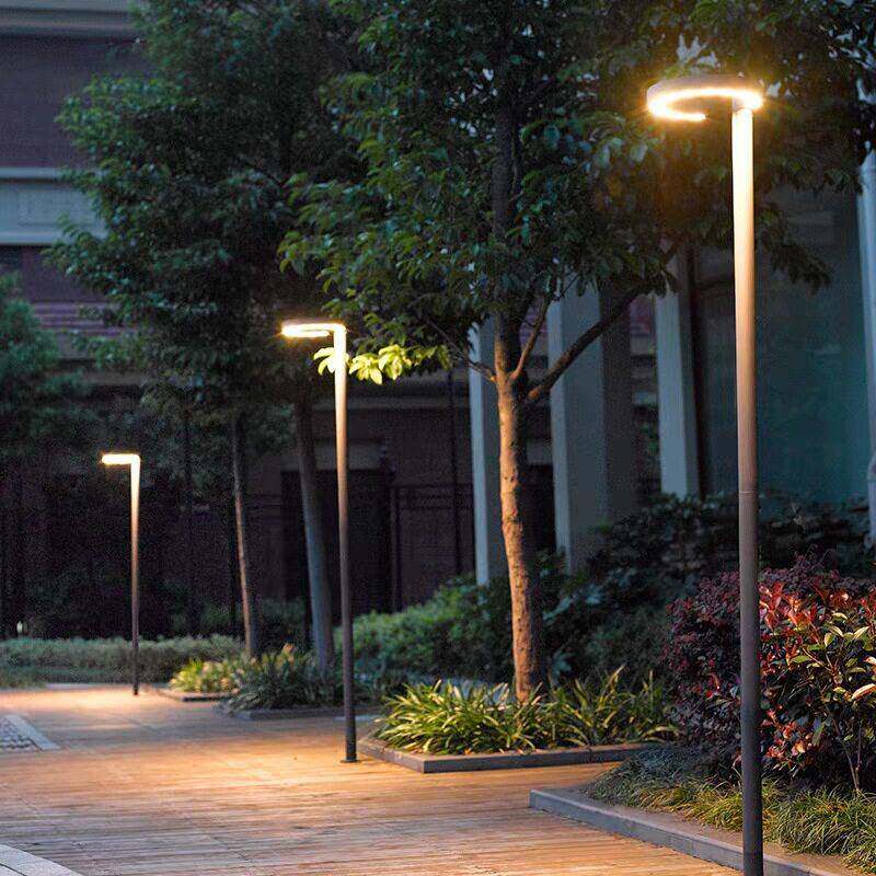 户外庭院灯现简约3米LED铝材小区市政工程照明灯led路灯灯头