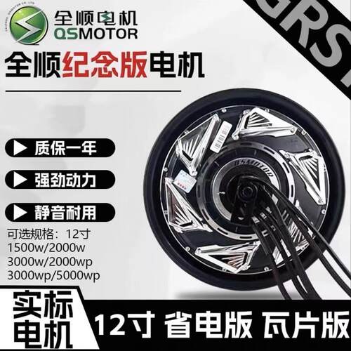 全顺10寸12寸4代电机5代1500W 2000W 3000WP瓦片纪念版赛道版电机