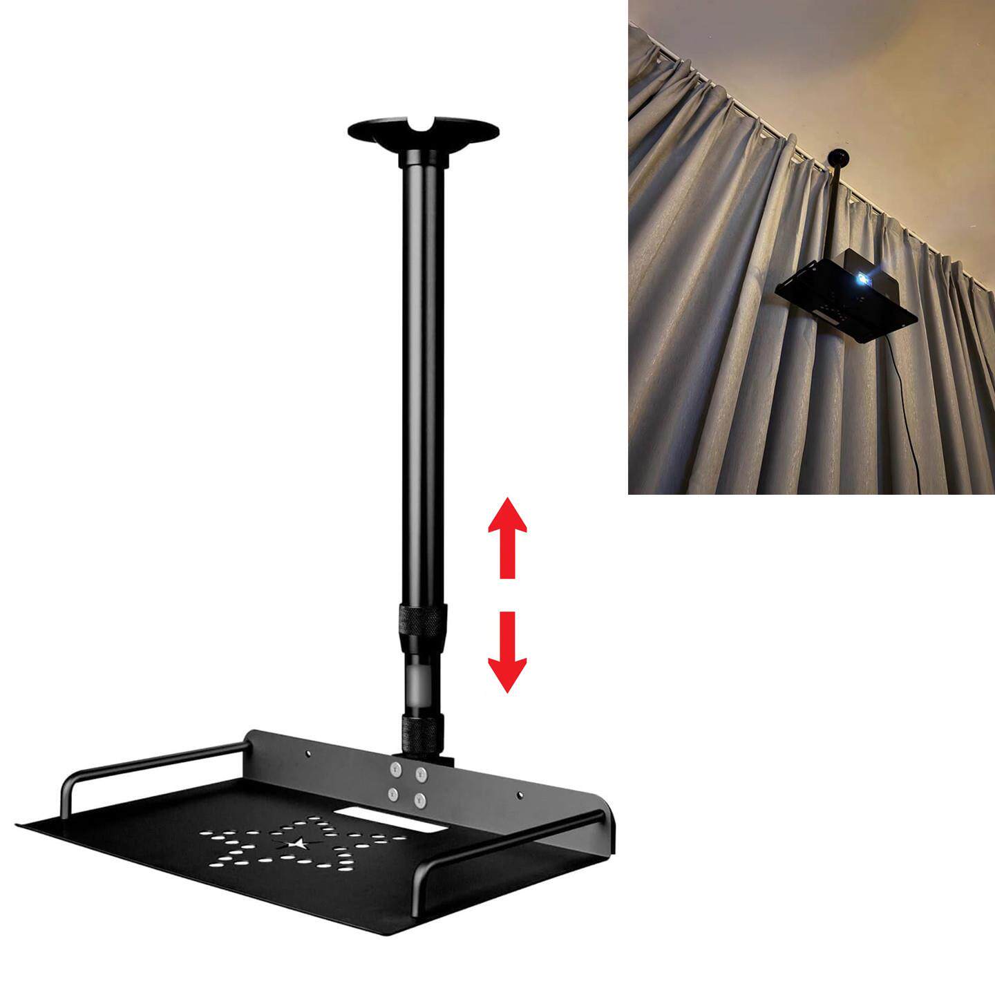 投影仪支架天花板吸顶托盘吊装吊架置物架放置台适用当贝极米坚果