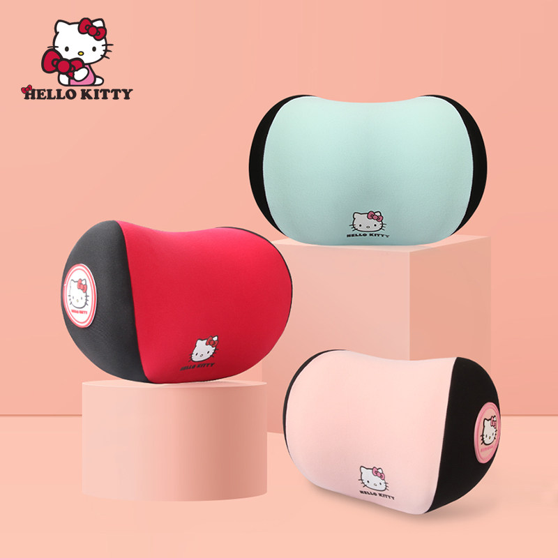 Kitty汽车头枕护颈枕车用靠枕车载座椅头枕冬季可爱女生车枕头