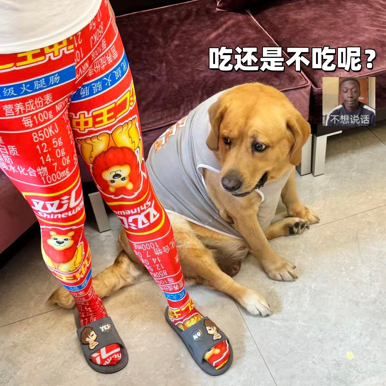 搞笑创意双汇火腿肠袜子