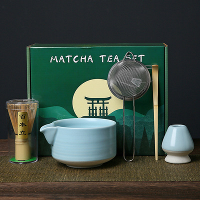 抹茶碗陶瓷日式打抹茶用套装茶筅竹子抹茶刷百本立宋代点茶道批发