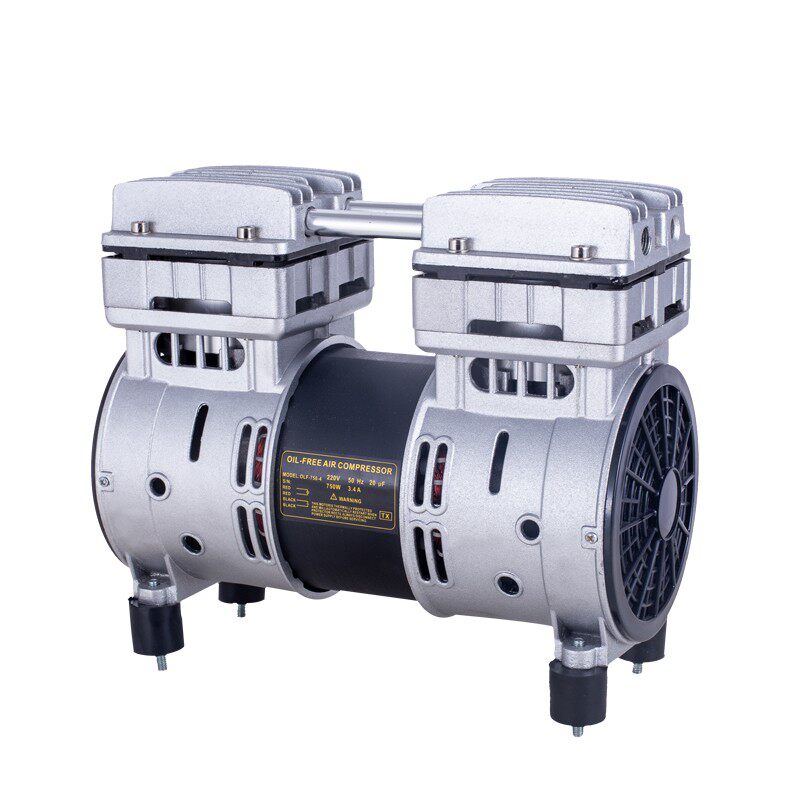 奥突斯无油空压机头静音气泵线芯550W750瓦纯铜线电机压缩机泵头