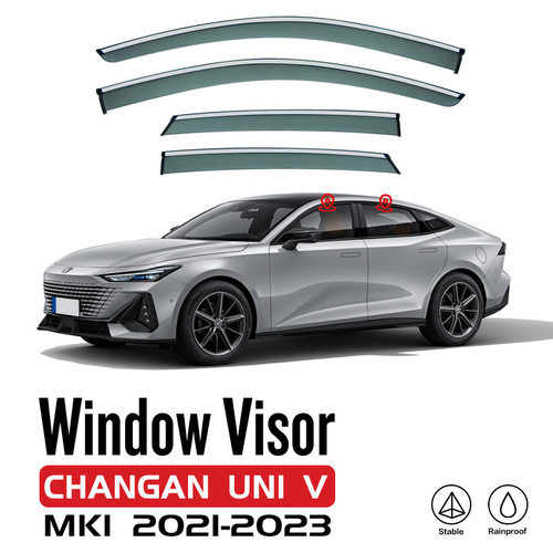 适用于长安引力UNI-V晴雨挡雨遮阳板Changan UNI V Window visor