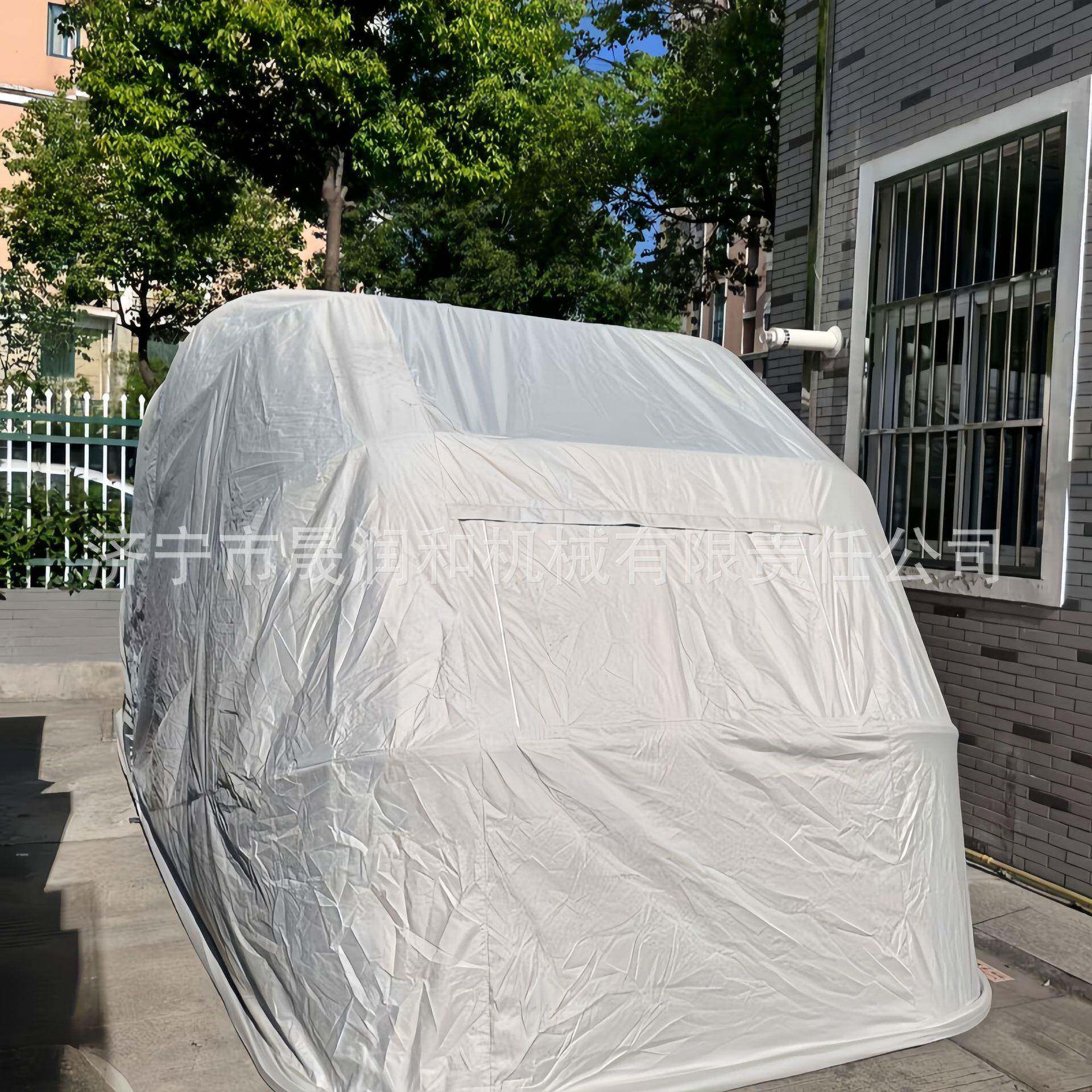自动移动车棚汽车停车棚遮阳棚折叠车库车位棚户外防雨防晒篷布
