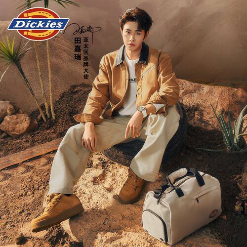 【田嘉瑞同款】Dickies25秋冬新款 华夫格面料长袖卫衣 DK0A8821
