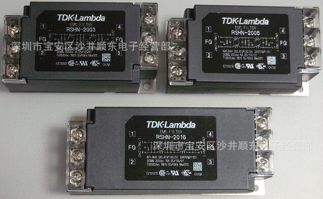 TDK-LAMBDA EMC电源滤波器 RSHN-2010 10A250V 双极 原装