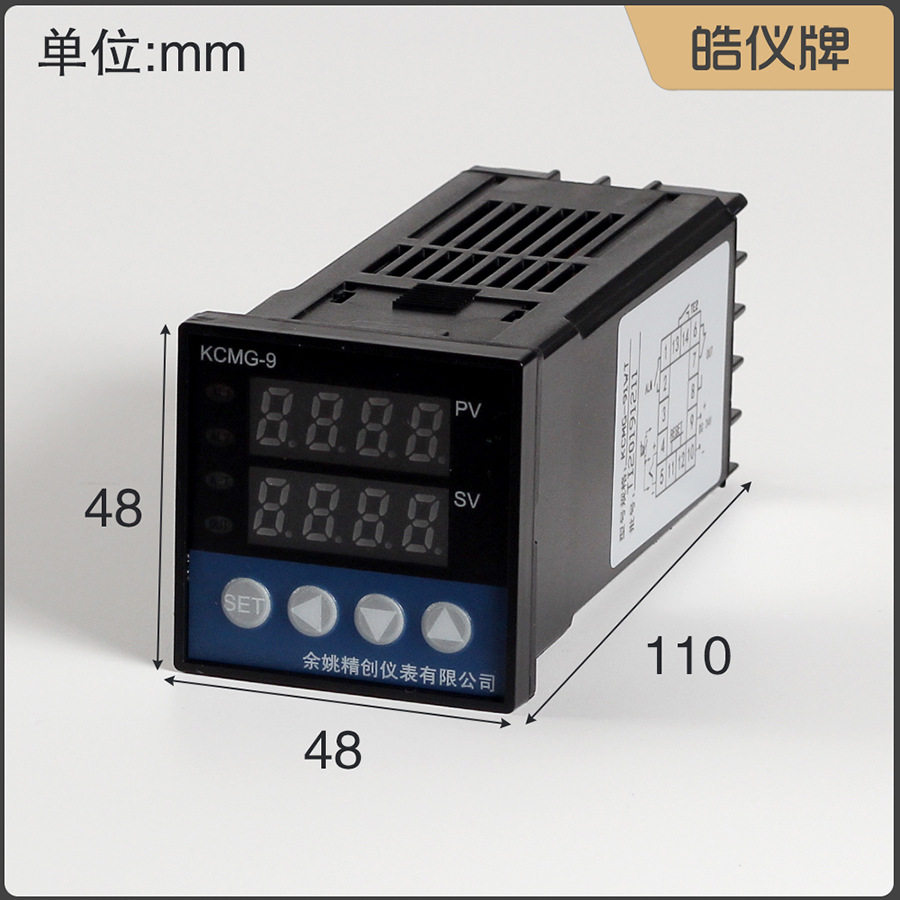 余姚精创仪表KCMG-9P1WG窑炉电炉温控器支持温度探头输出调节SSR