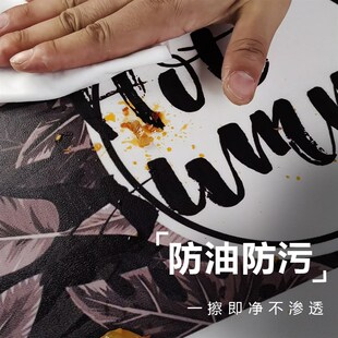 餐桌垫轻奢高级感大理石皮革桌布防油防水防烫茶几台布家用保护垫