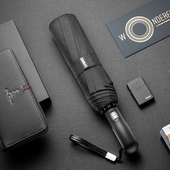 左都全自动雨伞男士 折叠大号车载双人女晴雨两用定制logo暴雨专用