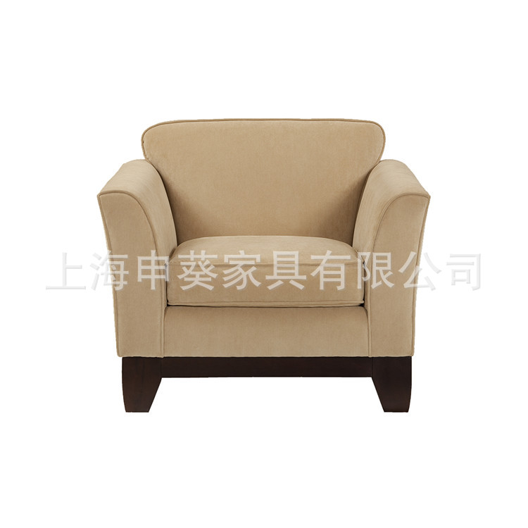 美式乡村棉麻布艺软包沙发批发图片