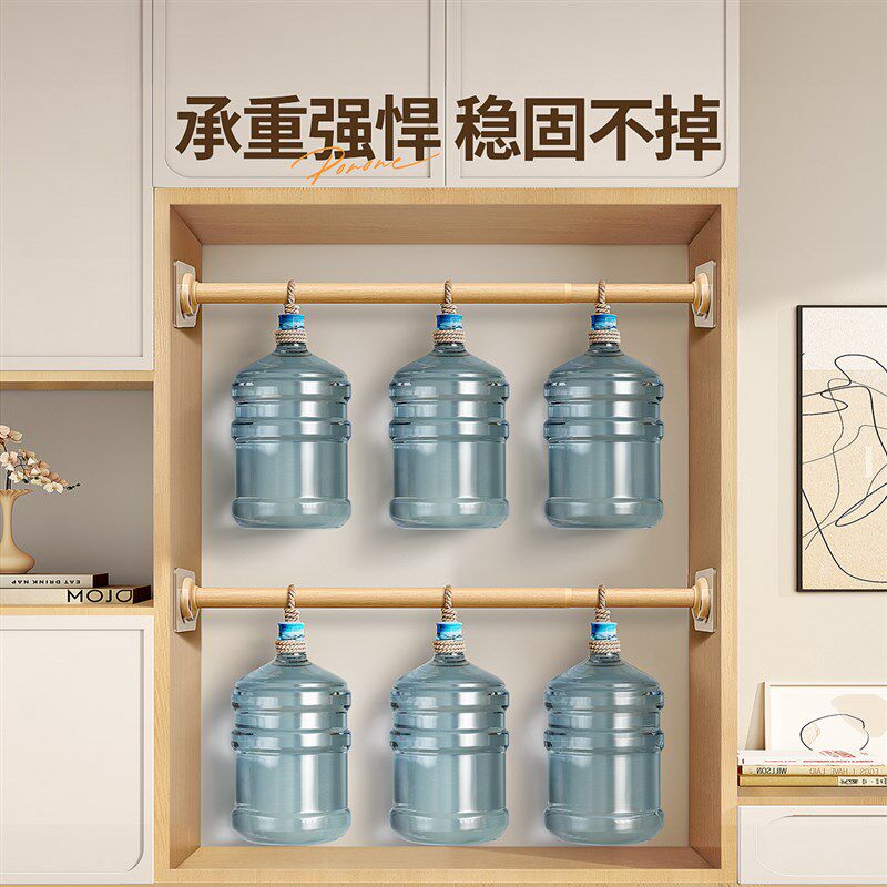 免打孔晾衣杆宿舍衣柜挂衣杆万能可伸缩直杆申缩一根免钉承重杆