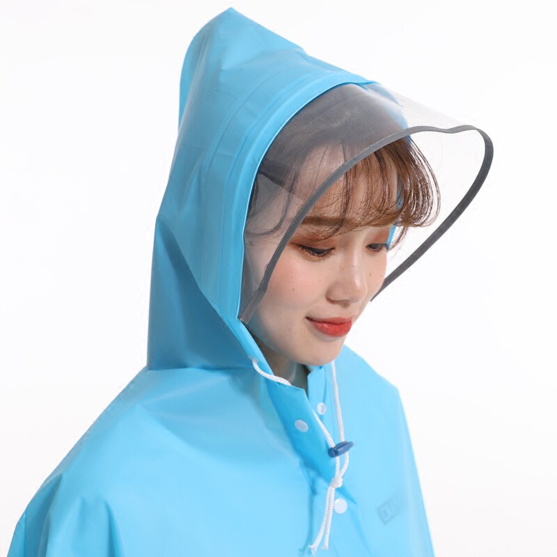 透明自行车雨衣时尚男女电单车骑行雨披学生成人单人骑车韩国反光