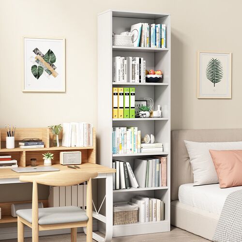 实木简约落地靠墙置物柜夹缝书柜书架2022新款窄柜子储物柜收纳柜 - 封面