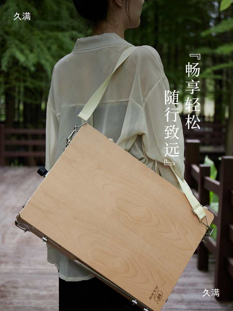 三脚多功能画箱便携式式手提写生绘支架男女铝合金油画箱轻便其他