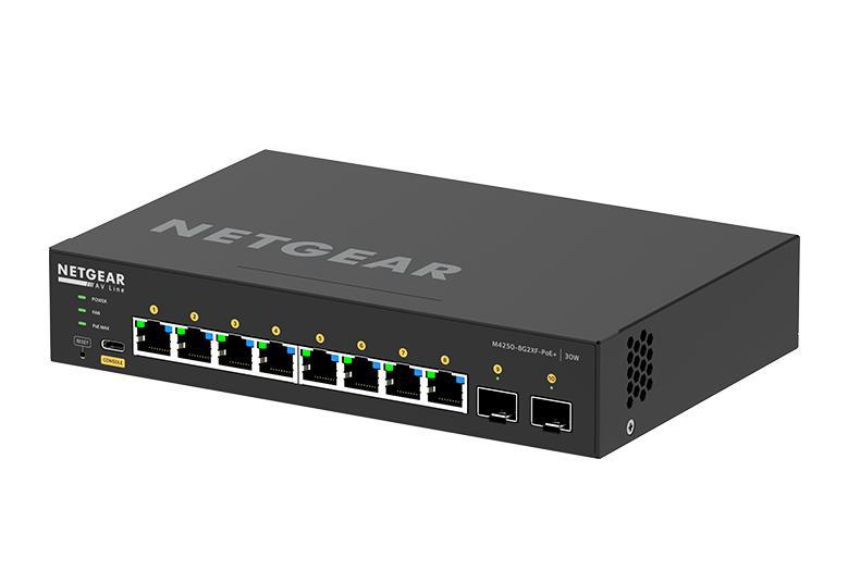 美国网件 NETGEAR  M4250-8G2XF-POE+  GSM4210PX