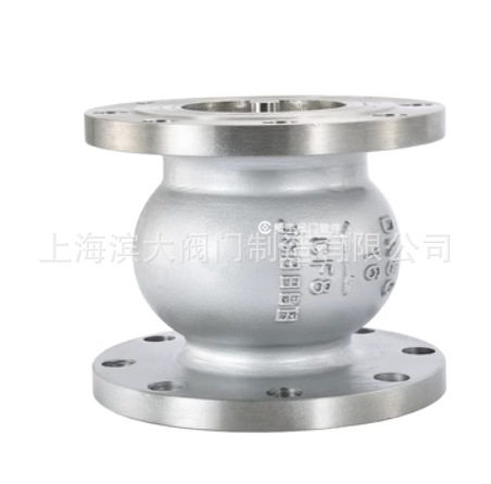 不锈钢法兰消声止回阀H41X-16P滨大阀门牌止回阀DN50-DN300