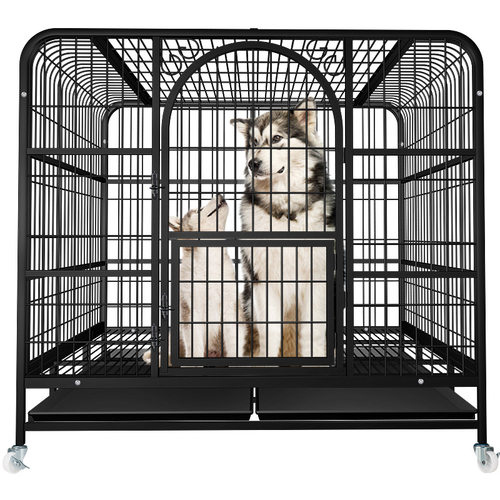 狗笼子小中大型犬方管狗笼加粗加密宠物狗狗笼子狗屋泰迪金毛用品