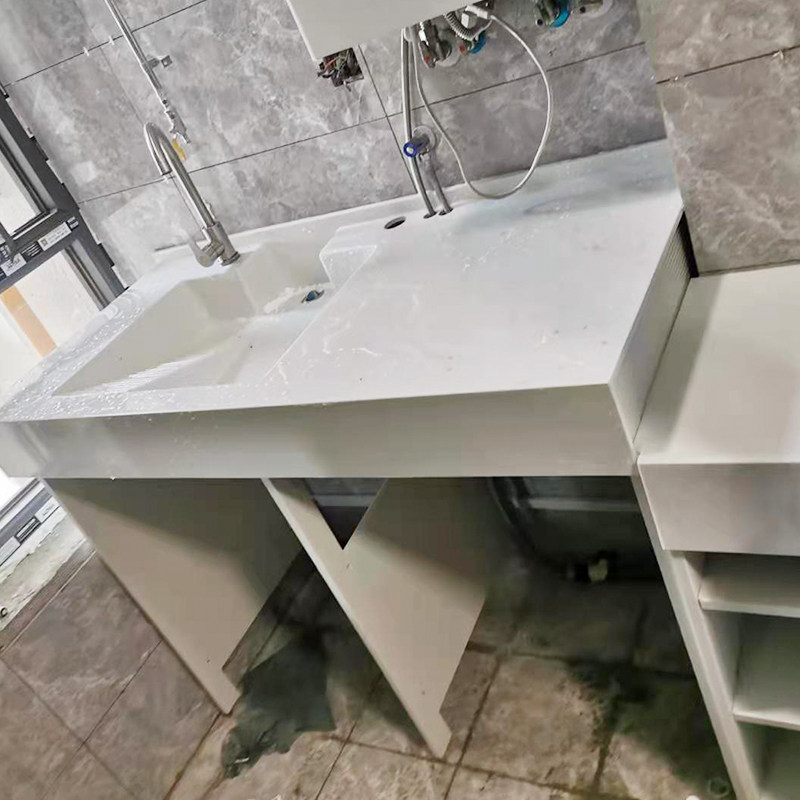 小户型太空铝阳台洗衣机柜洗漱台洗衣柜伴侣机上盆双机洗衣池台面