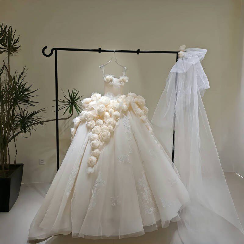 黑色落地婚纱展示架高档礼服陈列货架汉服中式秀禾挂衣架头纱架子