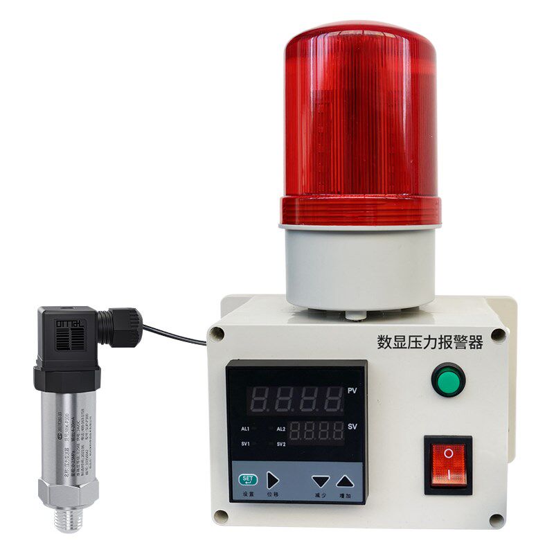 数显压力报警器空压机水压气体气压空气管道数显声光压力报警器