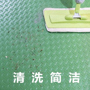 PVC钢板纹防滑垫牛筋耐磨地垫商用加厚防水地胶楼梯塑料地板革