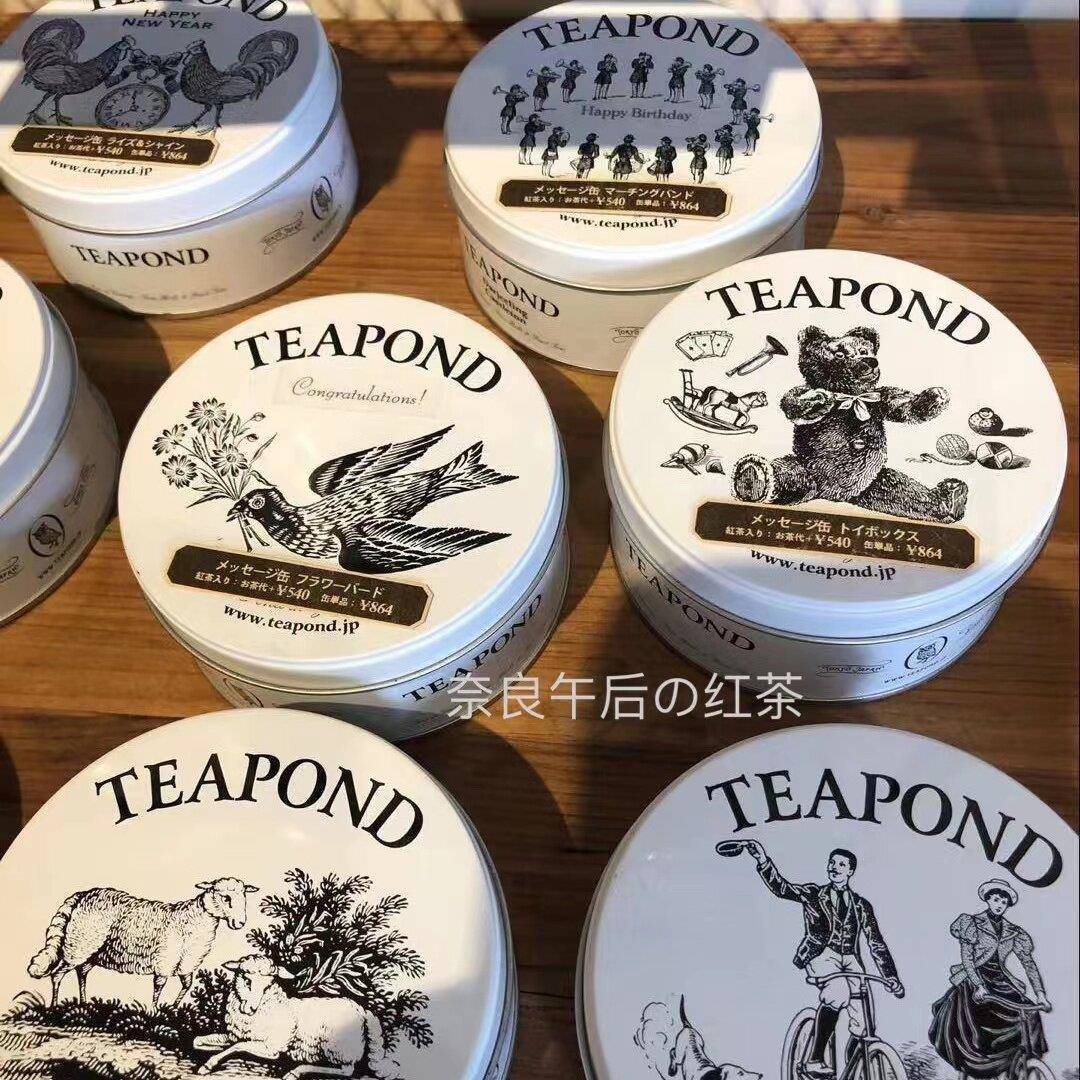 日本进口水果花香红茶 TEAPOND蓝鸟伯爵经典INS网红红茶组合