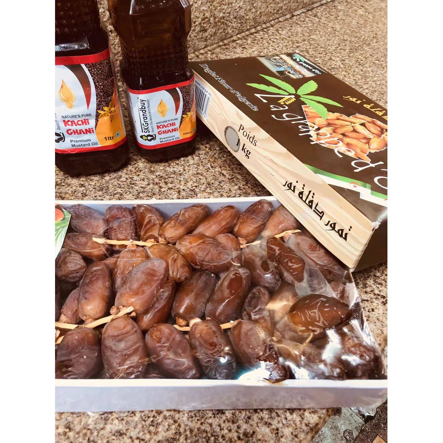 date Palm Algeria1KG树枝椰枣鲜枣无添加挂树枝枣红枣红枣枣子枣