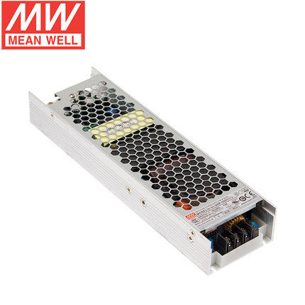 UHP-350-24 350W 24V 14.6A 明纬PFC高性能超薄电源（可选冗余）