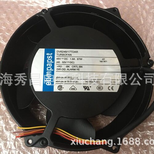 DV6248/17TDAR DV6248/2TDP 原装ebmpapst 48V1.8A87W5线进口风扇
