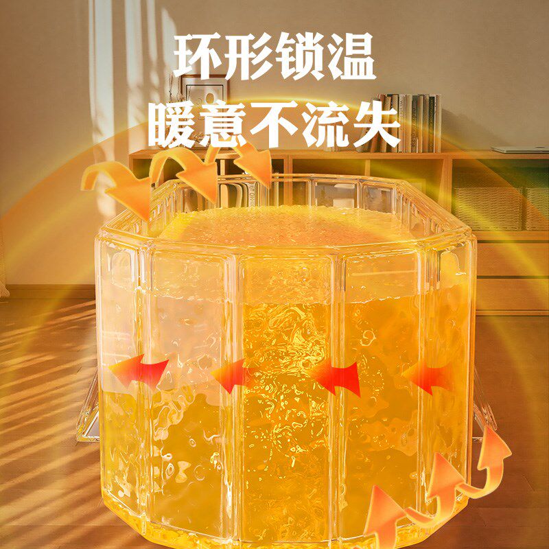 泡澡桶大人折叠泡浴桶家用儿童洗澡桶冬天双人情侣沐浴缸可坐浴盆