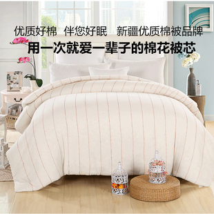 新疆长绒棉花被子纯手工棉被全棉冬被加厚保暖棉胎被芯棉絮床垫被