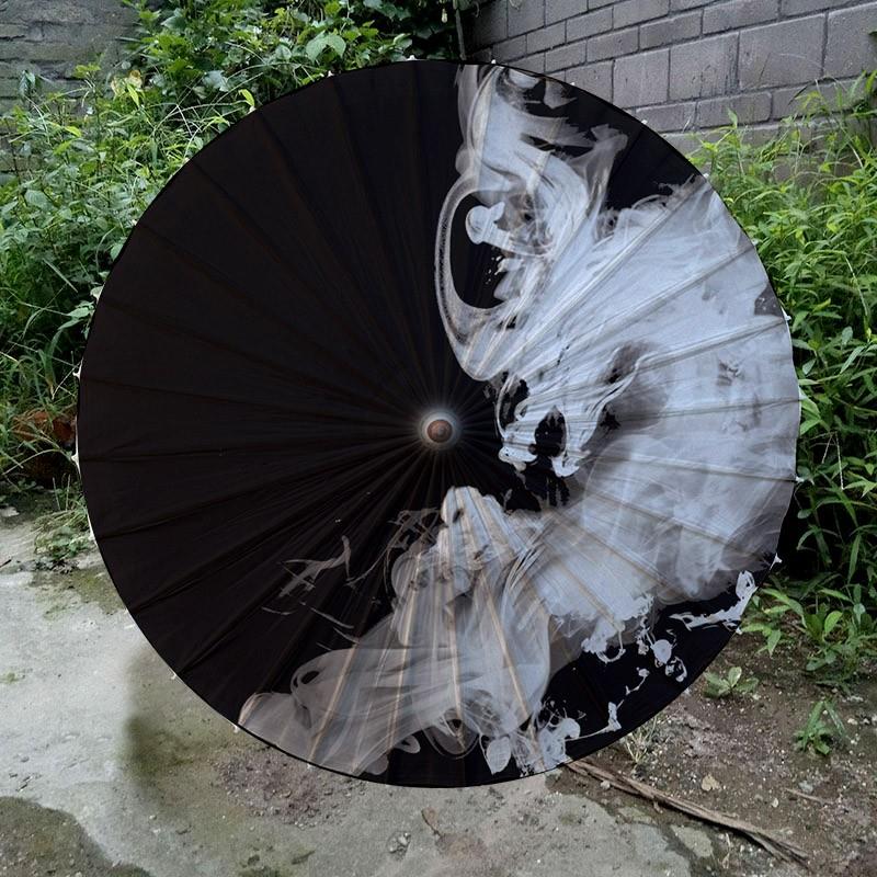 非遗手工油纸伞防雨防晒桐香坊男中式国风古风汉服舞蹈道具水墨龙