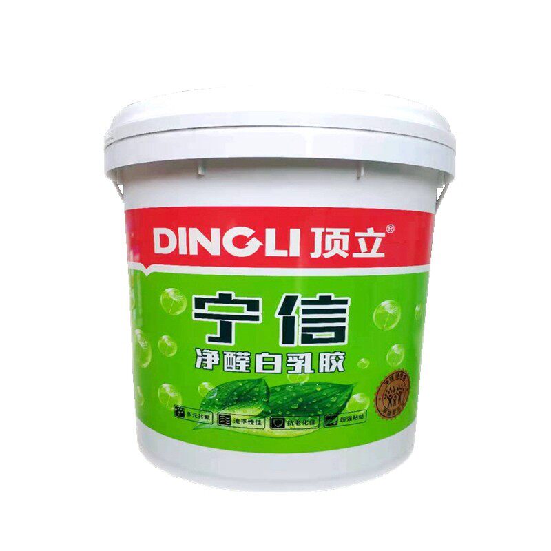 顶立宁信装修胶白乳胶木工胶环保墙布粘接涂料水泥增强剂环保乳胶