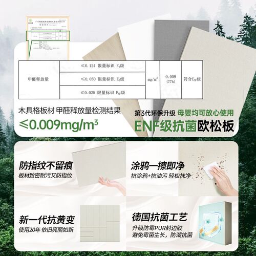 国补免拉手ENF级加高顶部2.6/2.8/3.0米分段式中古风卧室大衣柜子