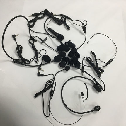 小话筒蜜蜂专用咪棉咪球通用耳麦棉扩音器海绵套防喷罩麦克风包邮
