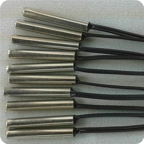 NTC热敏电阻温度传感器 5K 10K 20K 50K 100K 5% 60MM 28# 3*20