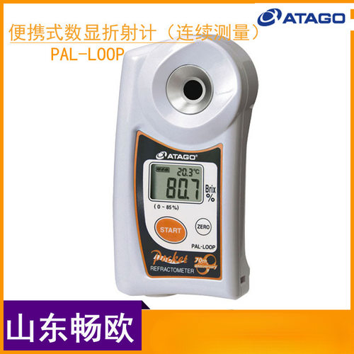 ATAGO爱拓 PAL-LOOP型连续测量折射计 手持数显迷你糖度计折射仪