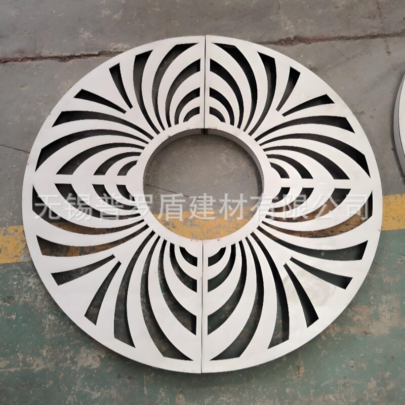 工厂铸铁树篦子 钢板方形护树盖板 镀锌圆形树围 不锈钢树穴格栅图片