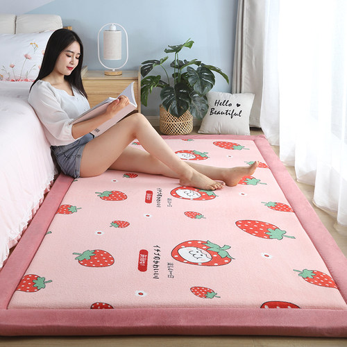 加厚床边毯婴儿宝宝防摔垫卧室阳台打地铺地垫儿童房间地毯可定制