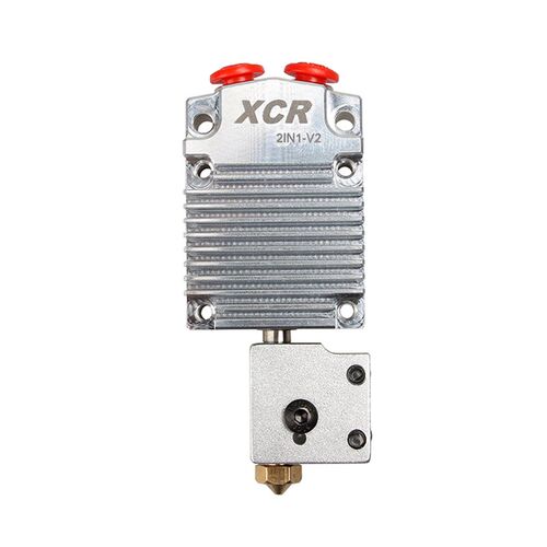 3D打印机配件XCR 2IN1-V2喷头双色切换彩色打印头两进一出喷头