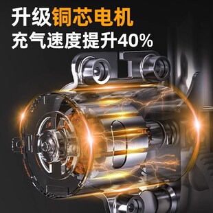 车用加气专用泵G 车载充气泵打气筒汽车用冲气泵带测胎压便携式