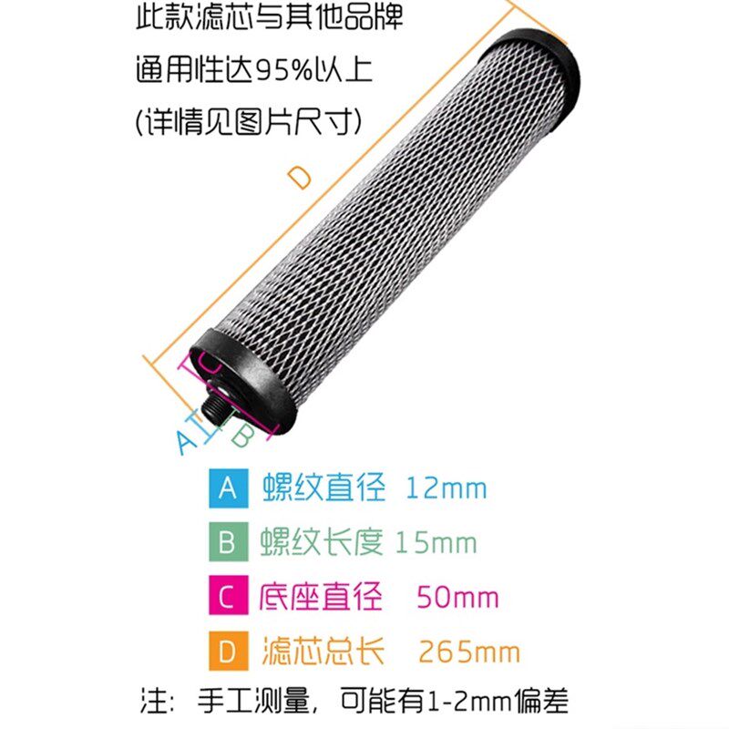 陶瓷滤芯活性炭滤芯PP棉滤芯套装净水器滤芯通用滤芯滤芯套装包邮