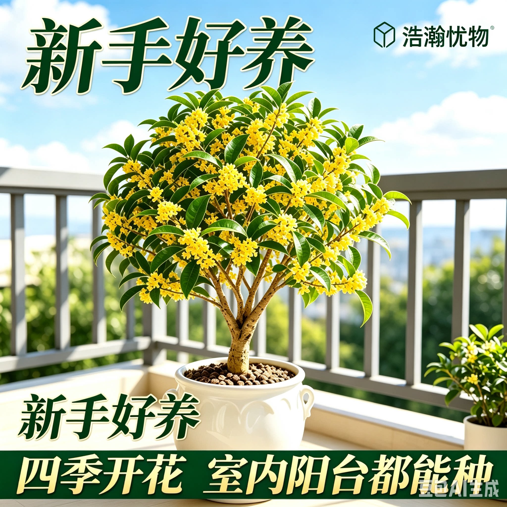 桂花盆栽四季桂树苗浓香型室内庭院好养种植简单栽种YY