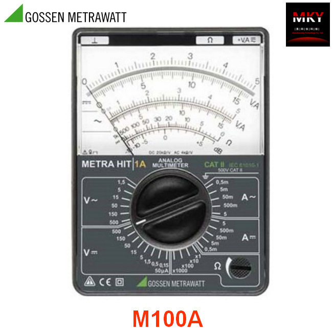 德国Gossen Metrawatt M100A指针式万用表 - 实物图