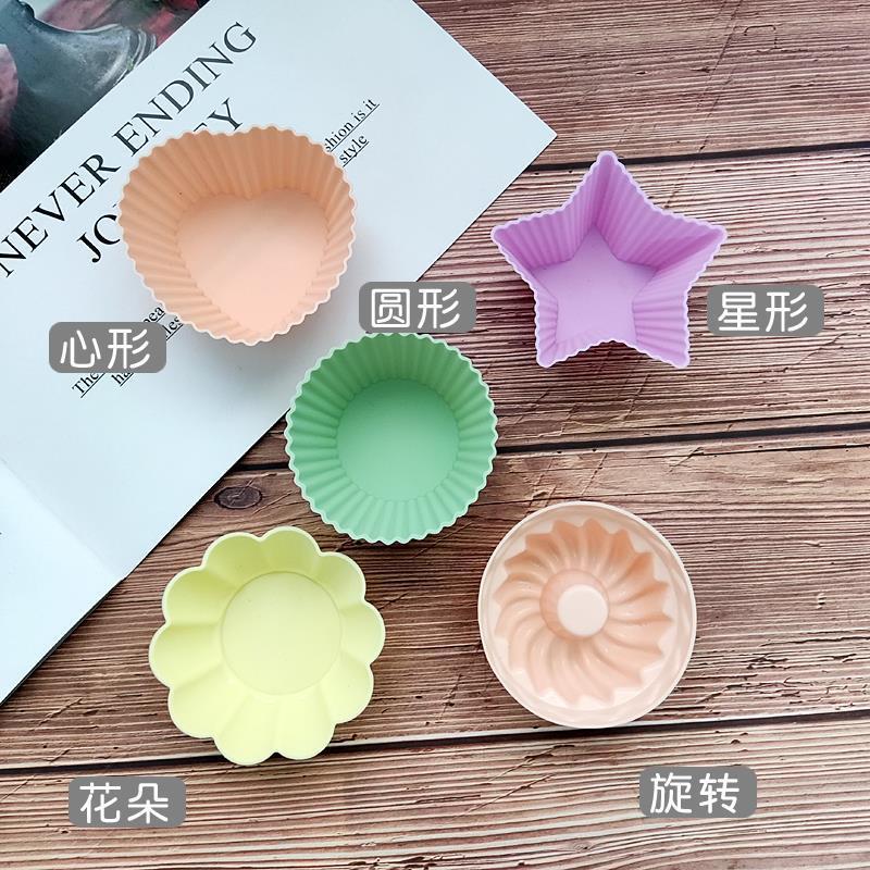 硅胶模具石膏蛋糕模具发糕米糕蒸糕马芬杯马拉糕模蛋糕托厂家直销 - 实物图