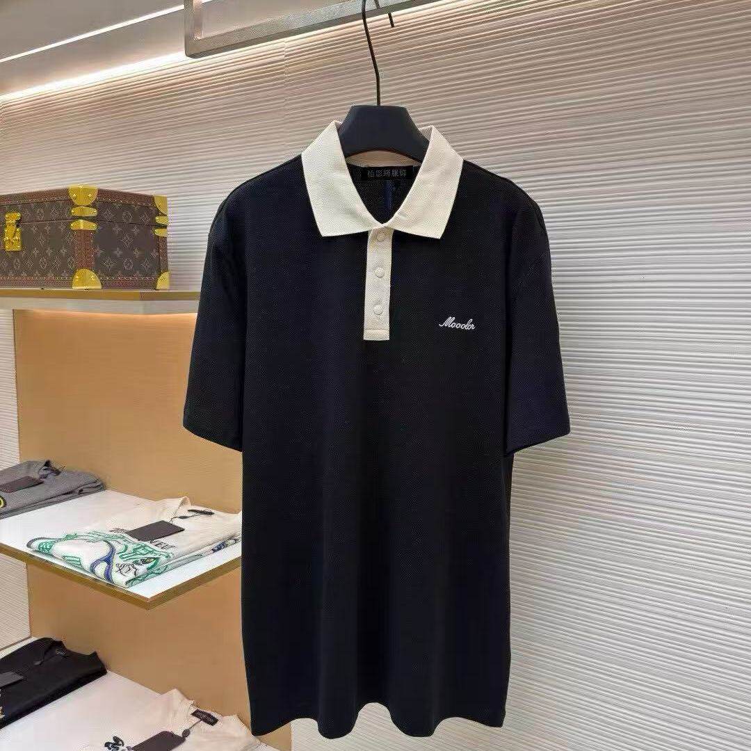 MC正确版刺绣标识翻领短袖POLO衫