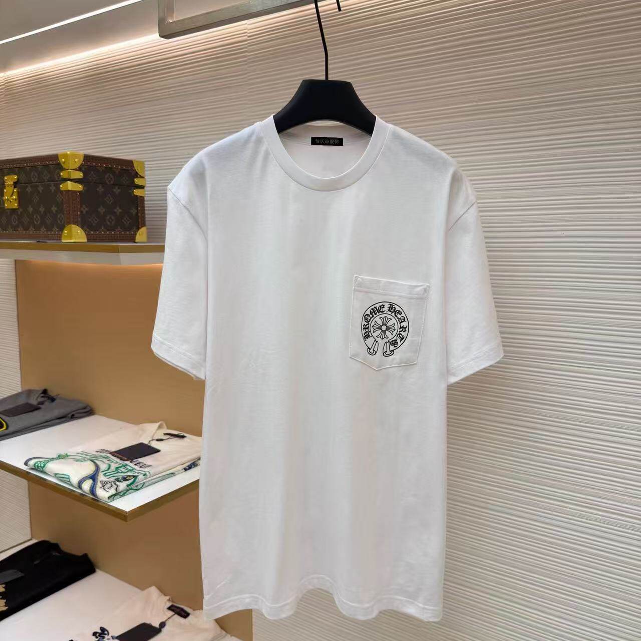 非市场货～广州高端欧货2026春夏新款数码印花精梳棉短袖T恤男女