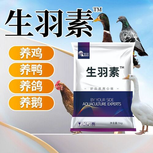 芦丁鸡生羽素鸡鸭鹅鹌鹑鸽禽用羽毛营养素微量元素畜禽饲料添加剂